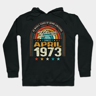 50Th Birthday Art 50 Years Of Being Awesome Hoodie